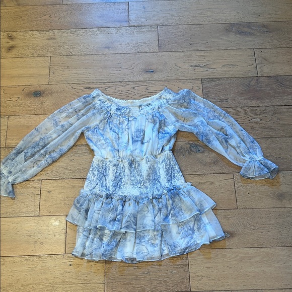 TCEC Blue and White Kids Dress - Picture 1 of 7